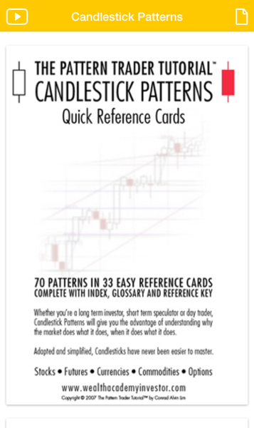 candlestick patterns quick reference cards pdf free